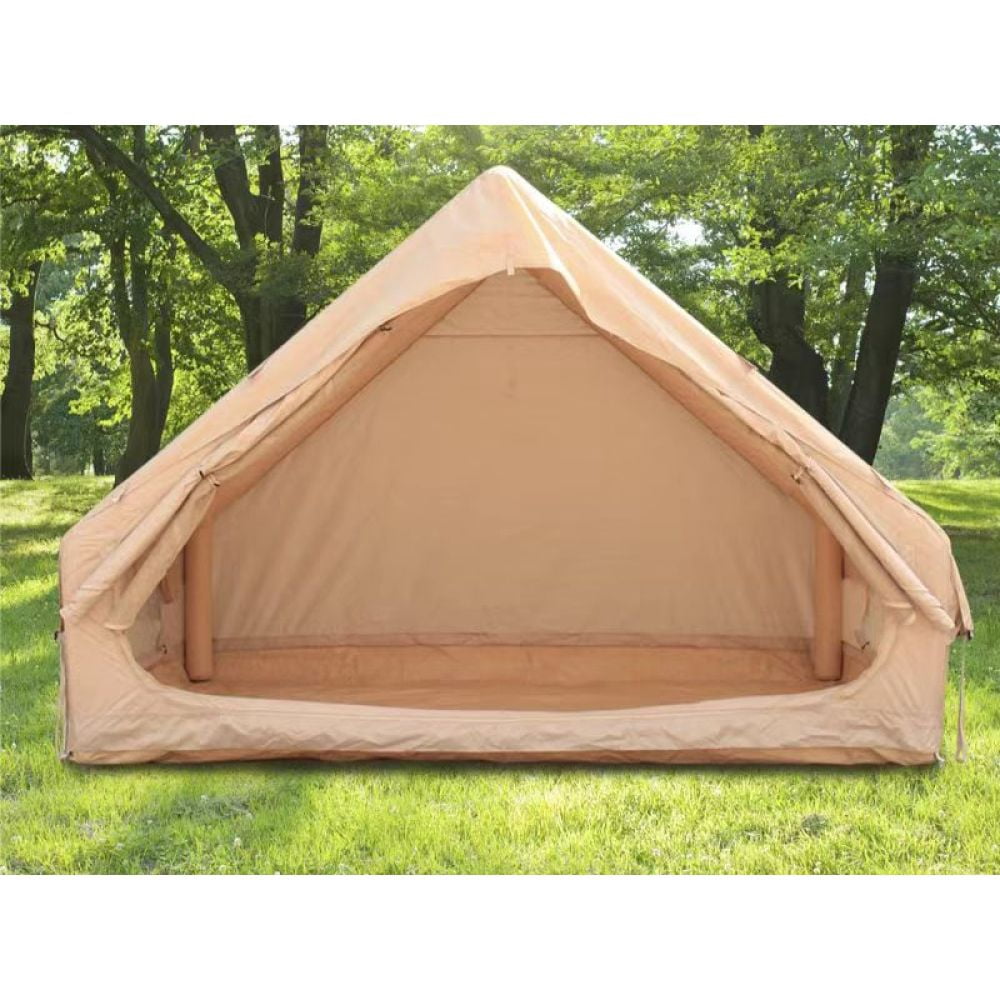 Quick Setup Inflatable Tent for 4-6 People, Includes Pump & 12 Mesh Windows with 4-Season Waterproof Protection