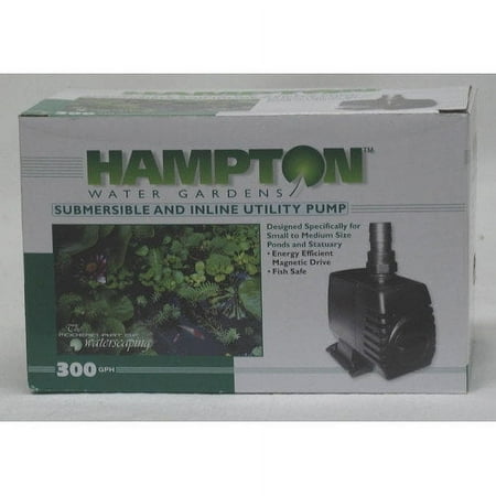 Danner Manufacturing, Inc. Hampton Water Gardens Pond/Waterfall Pump for Aquarium Filter, 300-Gallon, #80435