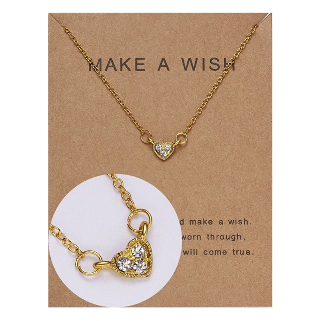Twinkling Sky papel tarjeta collar serie diamante colgante clavícula cadena regalos Wmkox8yi sjalhkljlk6014