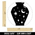 thumbnail image 2 of Bottle of Moon and Stars Self-Inking Rubber Stamp Ink Stamper - Black Ink - Medium 1 Inch, 2 of 7