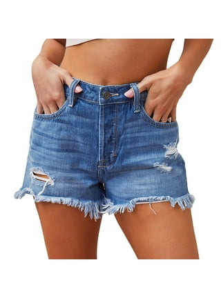 Mom Jean Shorts High Waisted