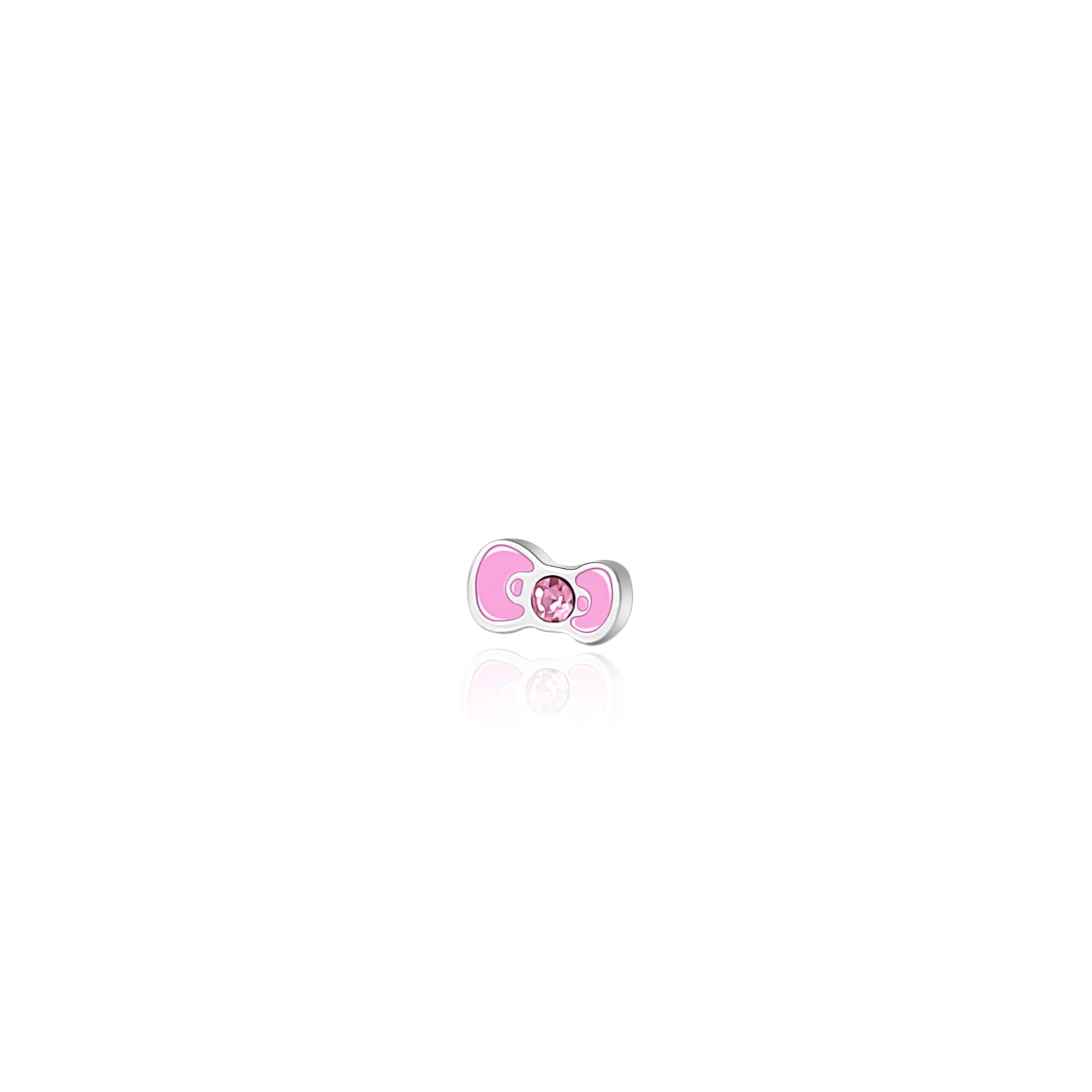 Sanrio Hello Kitty Stainless Steel (316L) Nose Stud - Hello Kitty Bow, Authentic Officially Licensed
