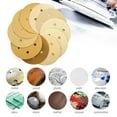 thumbnail image 5 of LotFancy 100Pcs 5 in 5 Holes Hook and Loop Sanding Discs, 60-1000 Grit Sandpaper, 5 of 7