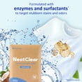 thumbnail image 3 of Láminas de detergente para ropa NeatClear Fresh Linen, 32 lavados, 3 of 9