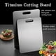 thumbnail image 2 of Titanium Cutting Board Double-Sided Titanium Kitchen Chopping Board, 2 of 5