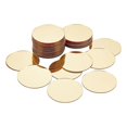 thumbnail image 1 of 50 Pcs Mini Acrylic Mirror Tiles, 2 Inch Self Adhesive Flat Round Mirror Stickers Mosaic Tiles Mosaic Mirror Sheets, 1 of 5