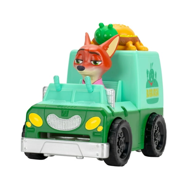 Disney's Zootopia 2 4 inch Vehicle - Nick Wilde & Bug Burga Food