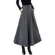 thumbnail image 1 of Falda larga de invierno para mujer, falda acampanada, falda escocesa vintage, falda larga de lana para mujer, faldas largas con cintura alta elástica, faldas de invierno, vestidos, falda, 1 of 5