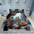 thumbnail image 2 of Erosebridal Sealife Turtle Comforter Sets,Underwater World Comforters & Duvets,Marine Animal Bedroom Decor,Reversible,Breathable,2pcs, 2 of 7