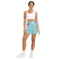 thumbnail image 5 of Women's Marine Animals Print High Waist A-Line Mini Skirts Colorful Pleated Short Skirt Trendy E-Girls Streetwear, 5 of 5
