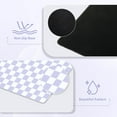 thumbnail image 2 of Purple Checkered XXL Desk Mat AntiSlip Big Mousepad with Stitched Edges, Keyboard Pad Mouse Mat for Computer, Cute Desk Pad for Desktop Decor, 2 of 6
