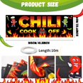 thumbnail image 2 of SURJDE Chili Cook Off Banner, Chili Banner Sign (105cm x 60cm), 2 of 7
