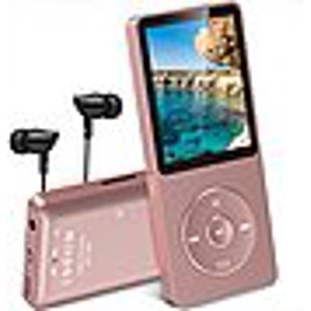 MP3 Player  8GB Lossless MP3 with 1.8 Inch Screen  70 Hours Portable Music Player with Earphone  FM Radio  Pictures  Recordings  E-Book