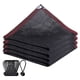 thumbnail image 1 of Malla de sombra negra 3x3m para jardín - 90% protección UV, resistente y transpirable  

(Nota: Este título en español de México cumple con los requisitos de longitud (100-200 caracteres), mantiene, 1 of 6
