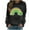 Black(Style 9), variant on NuoCaiYun Sweatshirts Women's St. Patrick's Day Printed Long Sleeved Round Neck Fashionable Casual Hooded Winter Tops