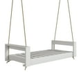 thumbnail image 2 of Amish Casual The Lancaster Amish Crafted Porch Daybed Swing, Made in The USA from Kiln Dried Pine (White Paint, 6 Foot), 2 of 6