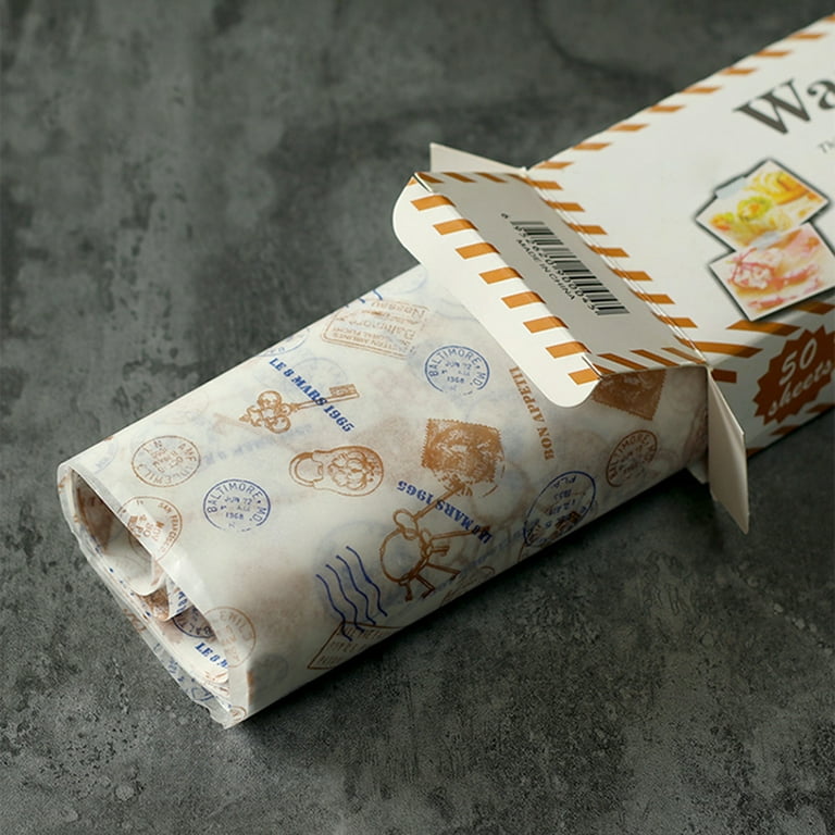 18 x 1000 Wet Wax Meat Wrap Paper Roll 1 CT