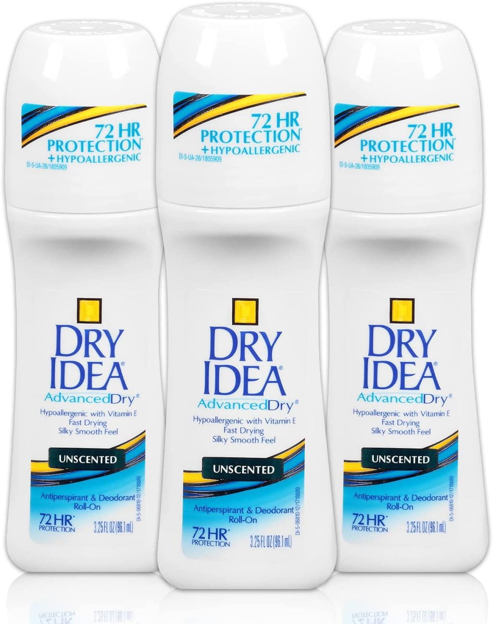 Dry Idea AntiPerspirant Deodorant RollOn Unscented 3.25 oz (Pack of 2