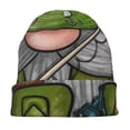 thumbnail image 7 of Naloa Fishing Gnome Soft Beanie Hat, Knit Beanie Daily Beanie in Fine Knit for Women Men Winter Travel, Outdoor, 7 of 7