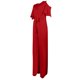 thumbnail image 4 of ICHUANYI Clearance Womens Fashion Wide Leg Pants Solid Short Sleeve V-Neck Tops Jumpsuits(Red, S) ICHUANYI WER2023081106850, 4 of 5