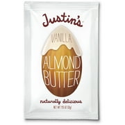 JUSTIN'S Gluten-Free Vanilla Almond Butter 1.15 oz Squeeze Pack, (Pack of 10)