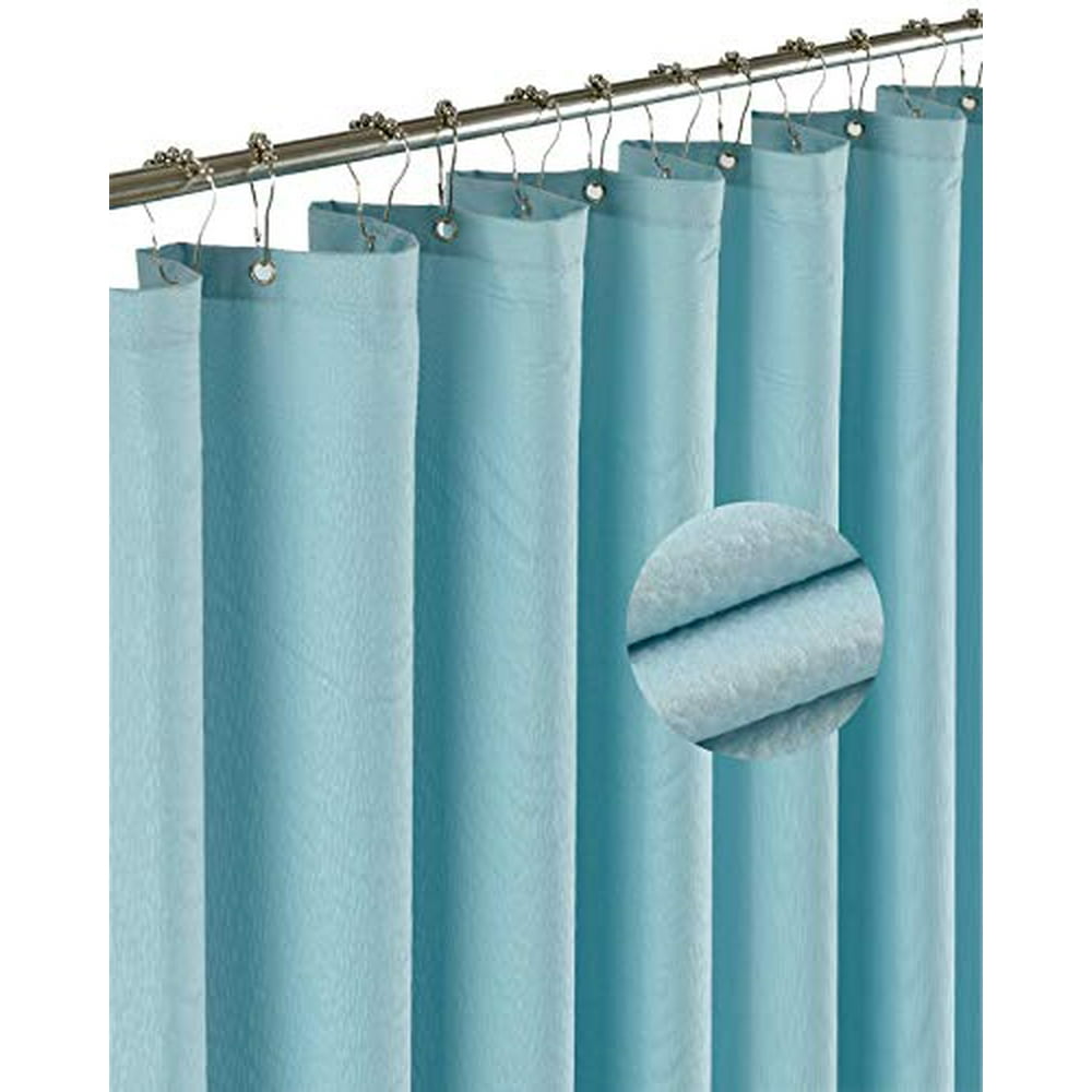 Barossa Design Soft Fabric Shower Liner or Curtain with Embossed Dots