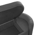 thumbnail image 6 of Modway Nebula Boucle Upholstered Bench in Charcoal, 6 of 8