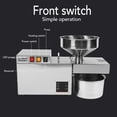 thumbnail image 3 of 800W Home Oil Press Machine, Commercial Oil Extractor, Automatic Temperature Control Organic Oil Expeller, for a Variety of Nuts Seeds, Excellent Pressing Performance, 3 of 7