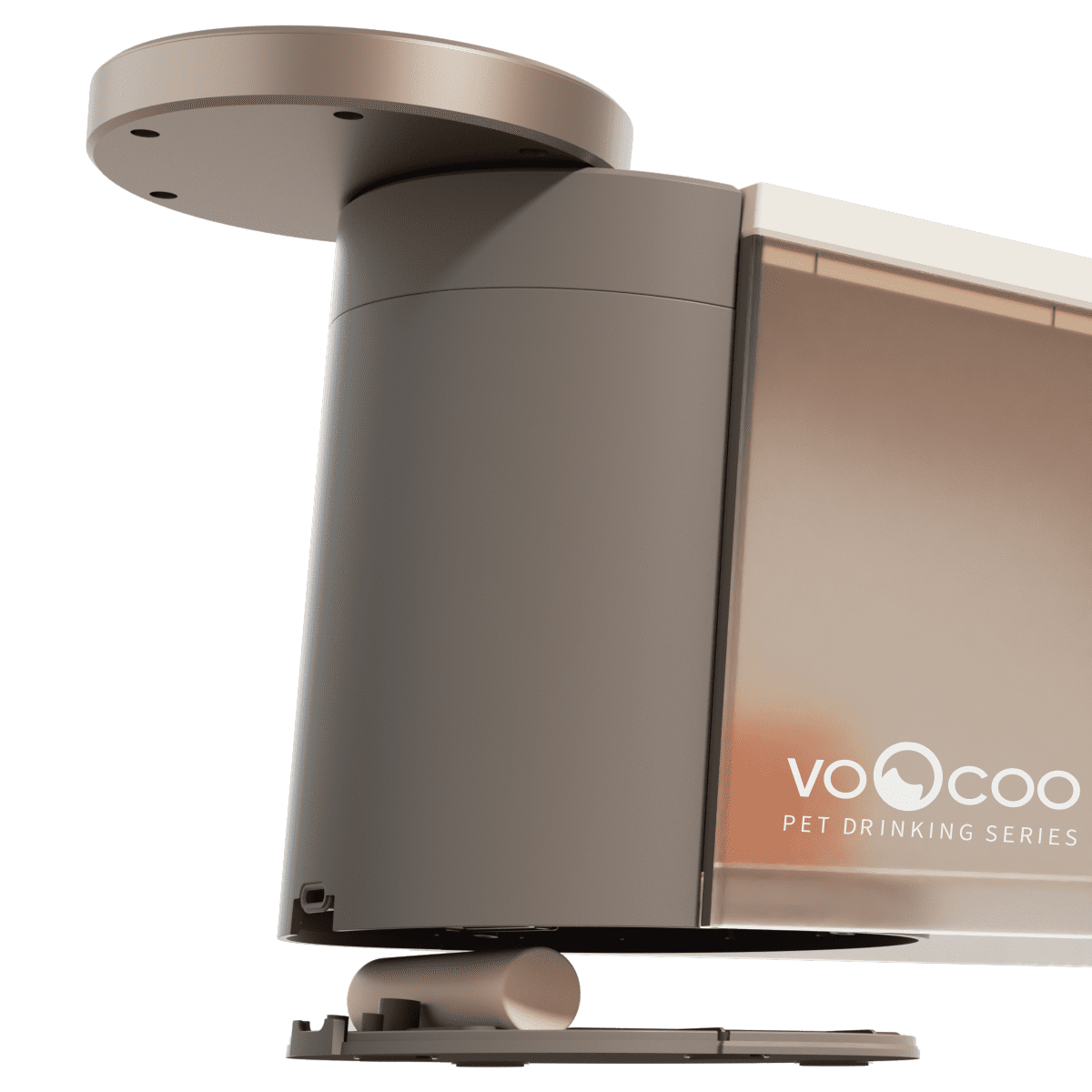VOOCOO Cat Dog Water Fountain, 61oz/1.8L Pet Auto Water Dispenser with Filter