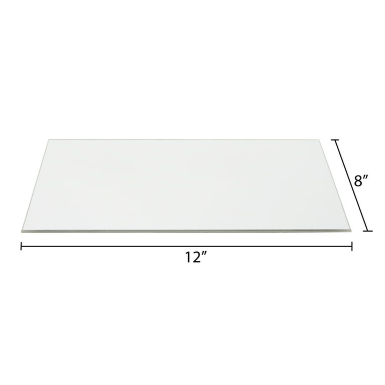 Deluxe Acrylic Mirror Sheet 12 x 8 Great for Craft Projects, Classrooms  and Home Furnishings (A072-MS) 