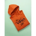 thumbnail image 3 of Bad Witches Only Hoodie Women -Image by Shutterstock, Female x-Large, 3 of 4