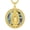 Gold5, variant on Virgin Mary Necklace, 14K Gold Plated Abalone Shell Pendant, First Communion & Father's Day Gifts for Men