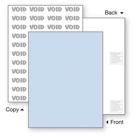 Security Paper,1 Part, Blue