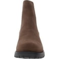 thumbnail image 3 of Sam Edelman Womens Jaclyn Leather Lug Sole Ankle Boots Brown 9.5 Medium (B,M), 3 of 3