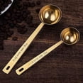thumbnail image 5 of Yajisi 15ml Stainless Steel Coffee Measuring Spoon Long Handle Scoop for Milk Powder Fruit Powder 7.87 x 2.36 x 1.18 in, 5 of 5