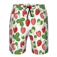 thumbnail image 4 of Kdxio Strawberry Pattern Mens Casual Shorts - Drawstring Summer Beach Sports Shorts for Men, 4 of 9