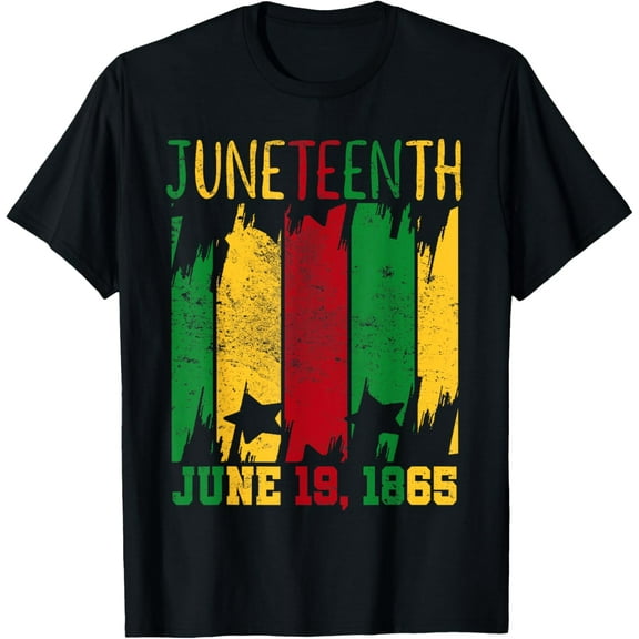 Juneteenth_Shirt Outdoor Tops Sports T-shirt Casual Graphics Tops Gift Tee Medium Man Women