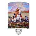 thumbnail image 1 of "Caroline's Treasures Basset Hound Lámpara de noche de cerámica, 6 x 4, multicolor" Caroline's Treasures 7004CNL, 1 of 1