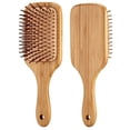 thumbnail image 2 of Bamboo Massage Hair Brush Elastic Air Cushion Comb Soft Massage Comb, 2 of 7