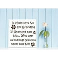 thumbnail image 3 of Home Décor Quote Ask Grandma Wall Decals Vinyl Stickers 12x12-Inch Choc Brown, 3 of 5
