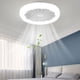thumbnail image 4 of Ventilador de Techo Silencioso Wosthever con Luz Naranja Velocidad Ajustable, 4 of 6
