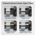 thumbnail image 5 of Fiber Cleaver FTTH Fiber Tool Durability Automatic Rotating Blade 48000 Times Optic Fiber Cleaver
--------
,High Precision Cleaves, 5 of 6