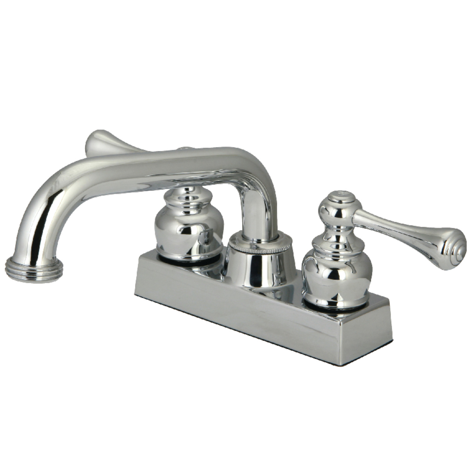 Kingston Brass KB2471BL 4 in. Centerset 2-Handle Laundry Faucet, Polished Chrome