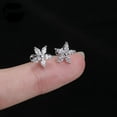 thumbnail image 4 of Heart Dermal Anchor Tops and Base Stainless Steel Cubic Zirconia Surface Skin Body Piercing Internally Threaded Microdermals Body Jewelry for Women Men, 4 of 4