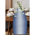 thumbnail image 2 of Navy Blue Ombre Table Runner Modern Gradient Abstract Art Tablerunners 13 x 70 Inch, Table Decorations Tabletop Scarf for Summer Gathering Holiday Farmhouse Kitchen Dining Decor, 2 of 6