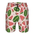 thumbnail image 4 of Naloa Watermelon Men's Beach Shorts, Surfing shorts, Swim trunks, Quick Dry Swim Trunks for Surfing Beach Fun - Large, 4 of 9