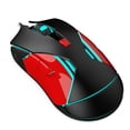 thumbnail image 3 of Ratón con cable RGB DPI para PC Gamer con velocidad ajustable y luces vibrantes, conectividad USB 2.0 mejorada para una experiencia de juego definitiva, 3 of 8