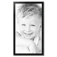 thumbnail image 2 of ArtToFrames 21" x 39" Black Engraved Edges Picture Frame, 21x39 inch Black Wood Poster Frame (WOM-4055), 2 of 8