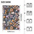 thumbnail image 2 of FORMRS 1-Subject Spiral Notebook 8" x 5" College Ruled 60 Refillable Sheet A5 Hard Cover, 2 Pack, Retro Mosaic Flowers Pattern, 2 of 7