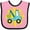 Pink and Black, variant on Inktastic Tow Truck Lover Boys or Girls Baby Bib